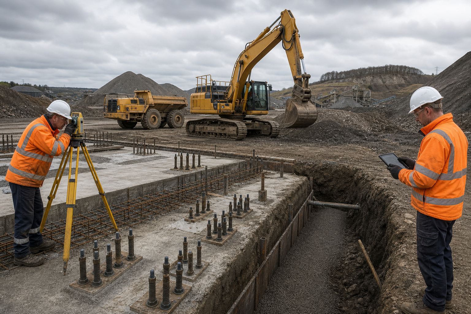 Civil engineering and groundworks