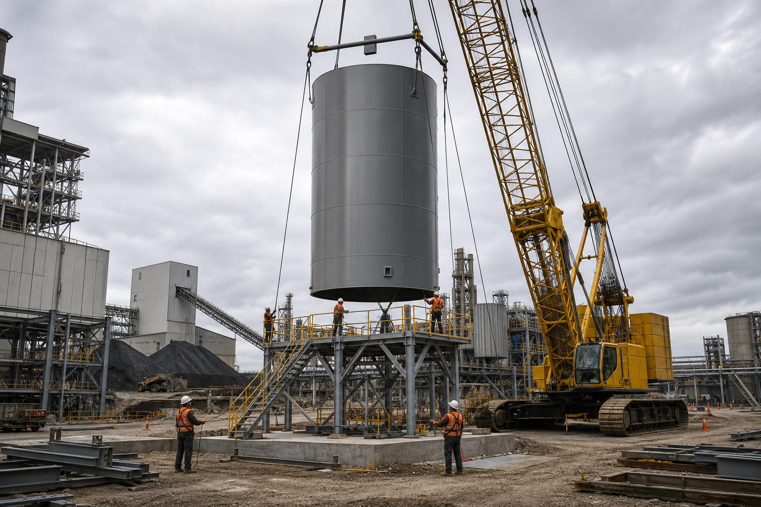 Mechanical installation and plant erection